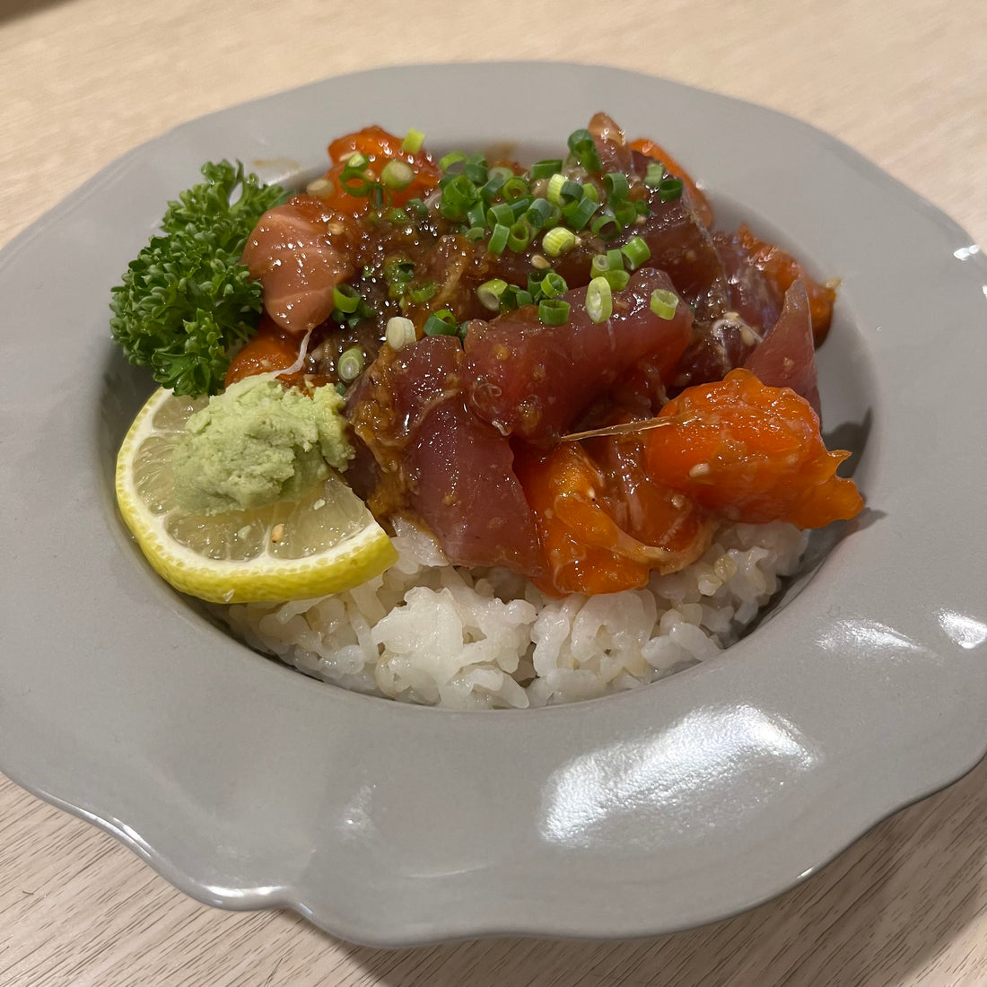 醤油麹で簡単！海鮮漬け丼